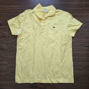Lacoste Men's Yellow Polo Shirt